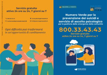 Numero Verde prevenzione suicidi - presentazione 11.05.2024 Treviso