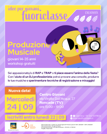 WORKSHOP DI PRODUZIONE MUSICALE