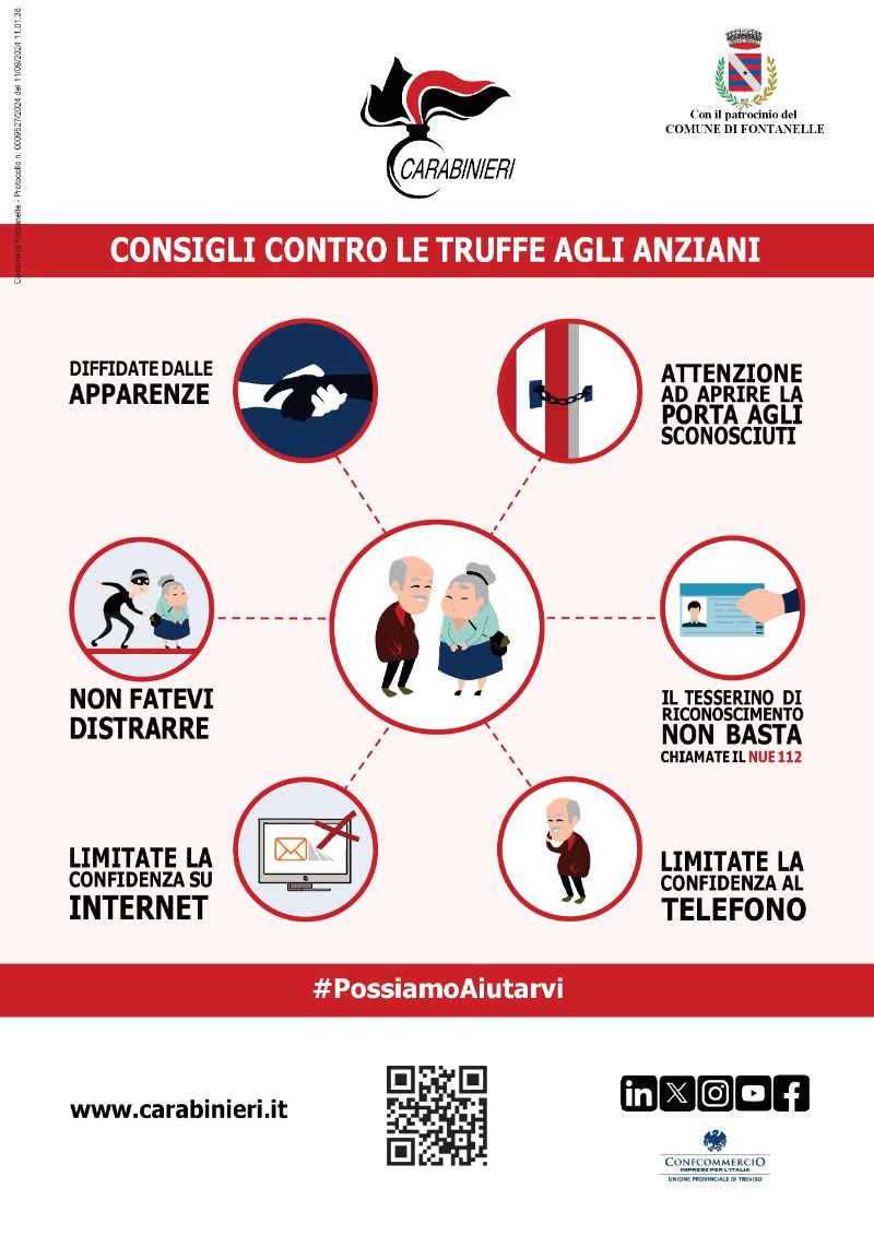 Locandina Truffe Anziani con Patrocinio