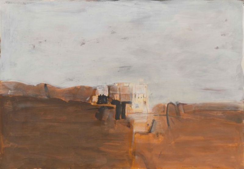 Ouarzazate (Marocco) 70x100 - tempera, 1977