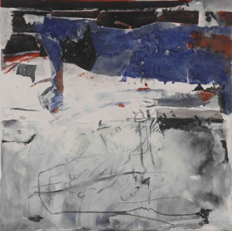 Graziato del silenzio 50x50 - olio su tela, 2007