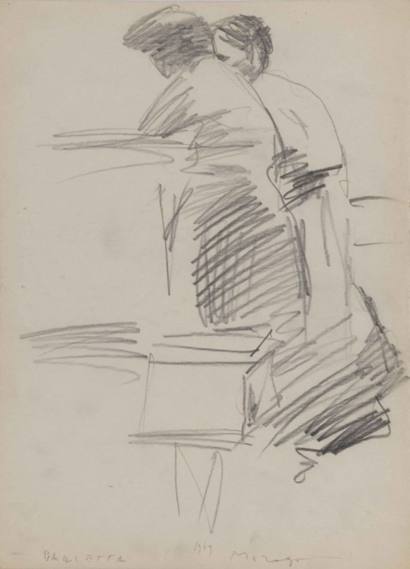 Disegno 35x25 - lapis, 1969