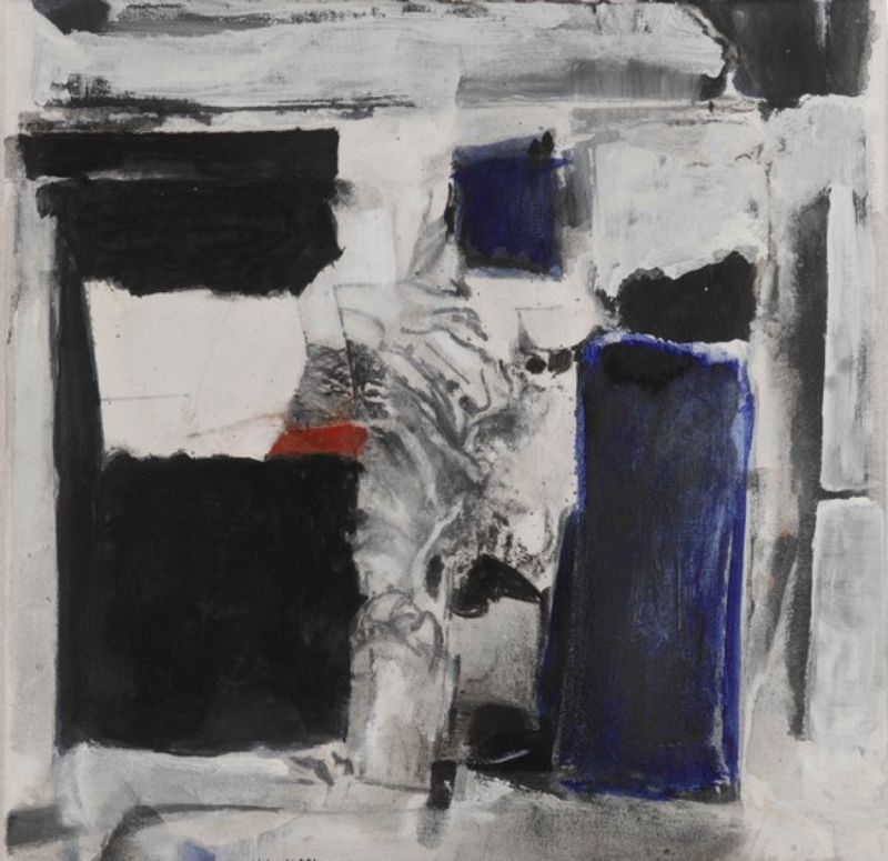 L'ultima cometa 50x50 - olio su tela, 1993-1995