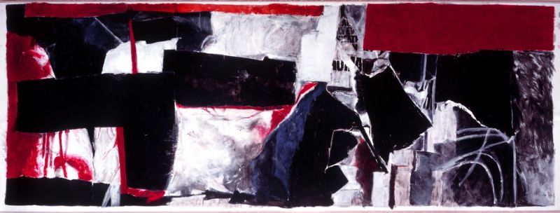 Why? 208x562 - olio su tela, 1997