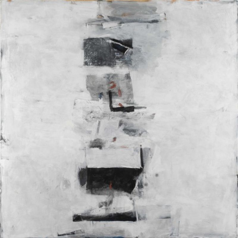 In cima a un batticuore 150x150 - olio su tela, 2009-2010