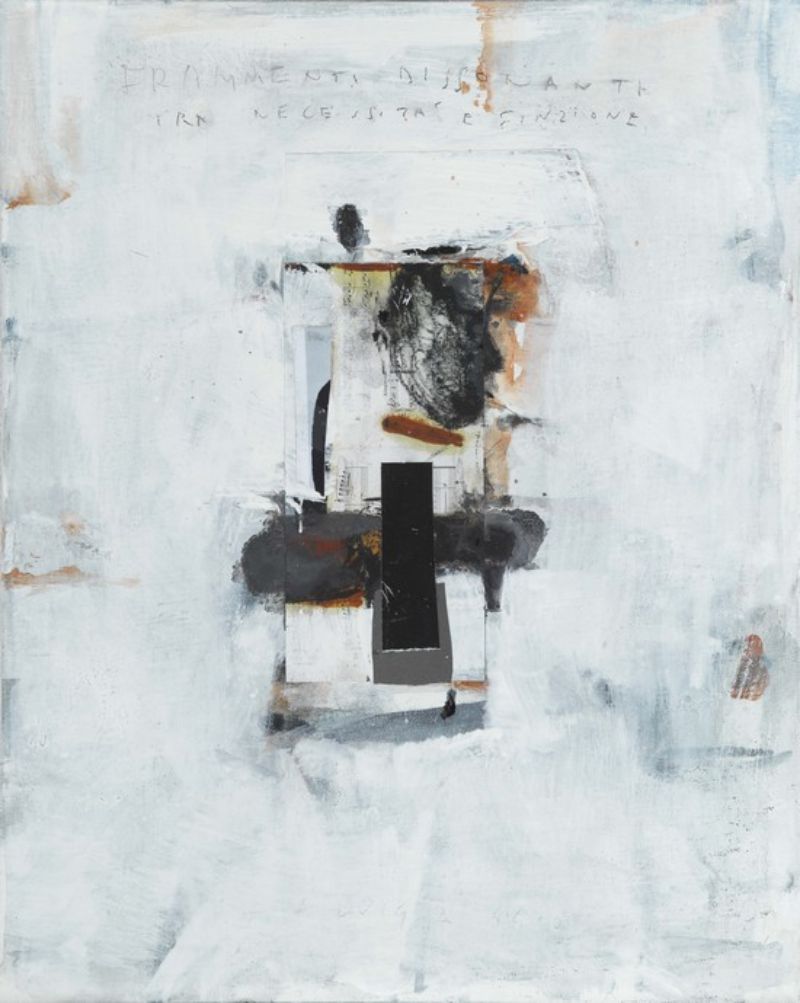 Tra necessità e finzione 50x40 - olio su canvasboard, 2004-2005