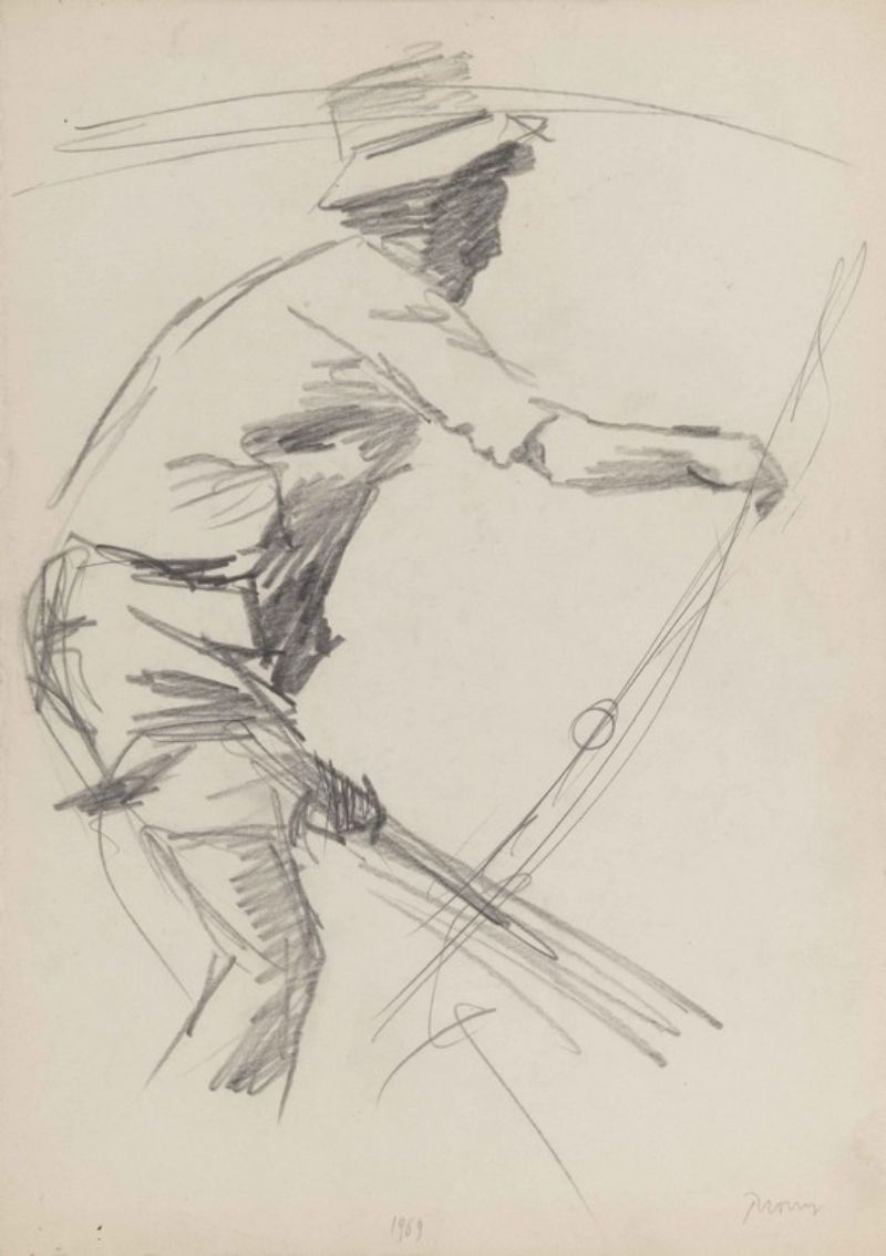 Disegno 35x25 - lapis, 1971