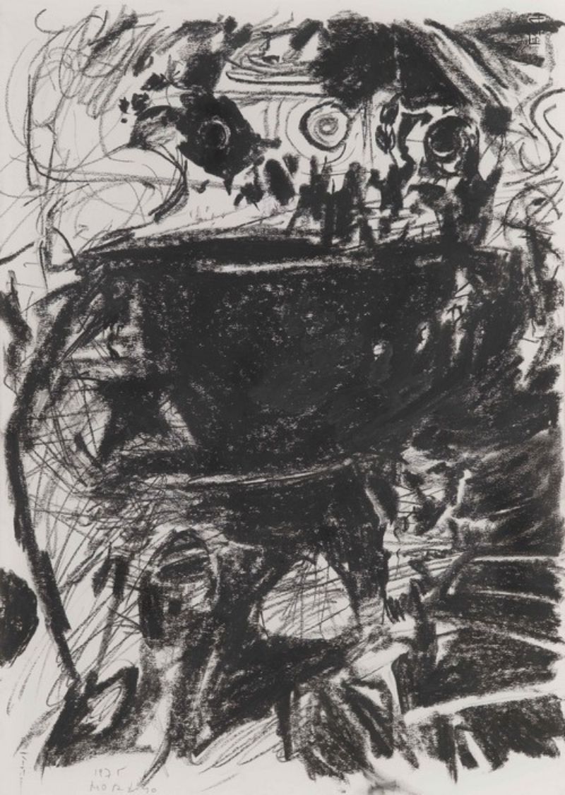 Studio 70x50 - matita grassa, 1975