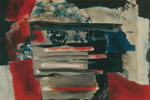 U.S. Flag 60x90 - olio su tela, 1995