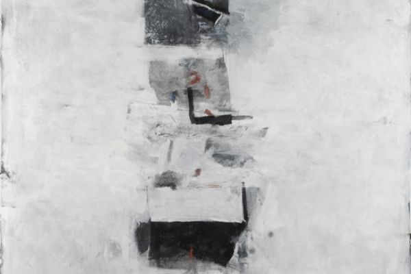 In cima a un batticuore 150x150 - olio su tela, 2009-2010