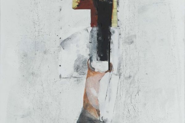 Santo protettore 50x40 - olio su canvasboard, 2004-2005
