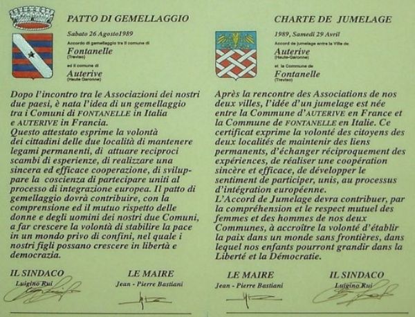 Il patto di gemellaggio